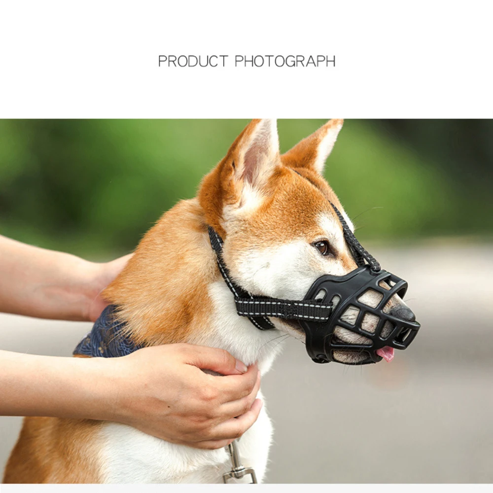 Pet Muzzles Adjusted Wide Applicability Anti Biting Training Dogs Guard Highly Protective Park Outdoor Dog Mouth Sleeve Pet Mask