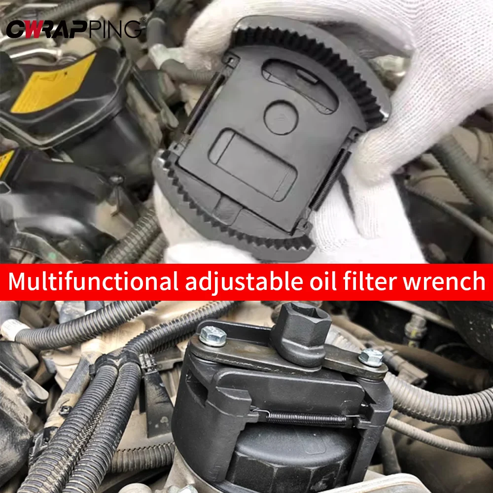 

Универсальный автомобильный ключ для масляного фильтра, ключ для снятия топливного фильтра, литой стальной гаечный ключ, регулируемые инструменты для ремонта автомобильных аксессуаров