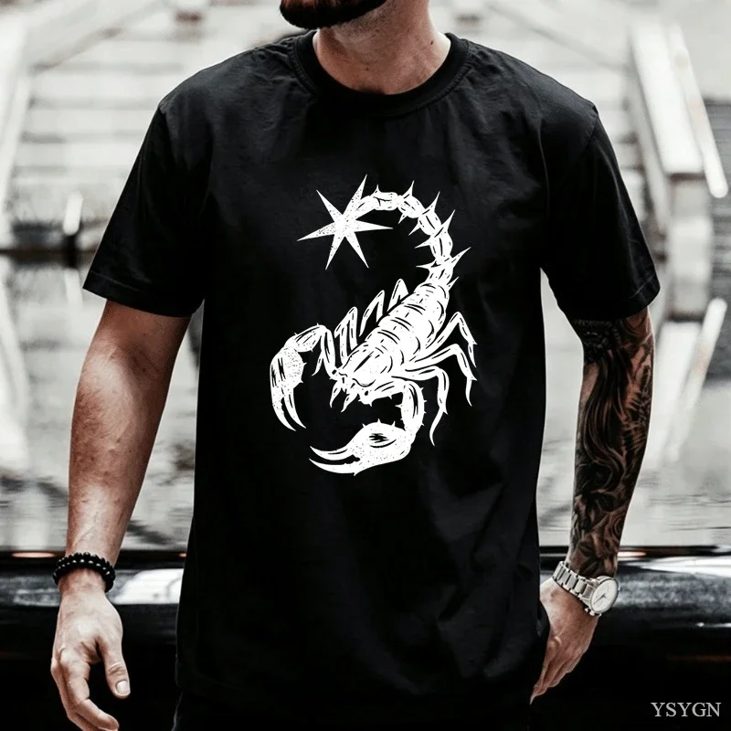 Y2K Scorpion T Shirt Women Y2k Graphic Tees Funny Short Sleeve Round Neck Men Tshirt Women Streetwear High Quality Tops