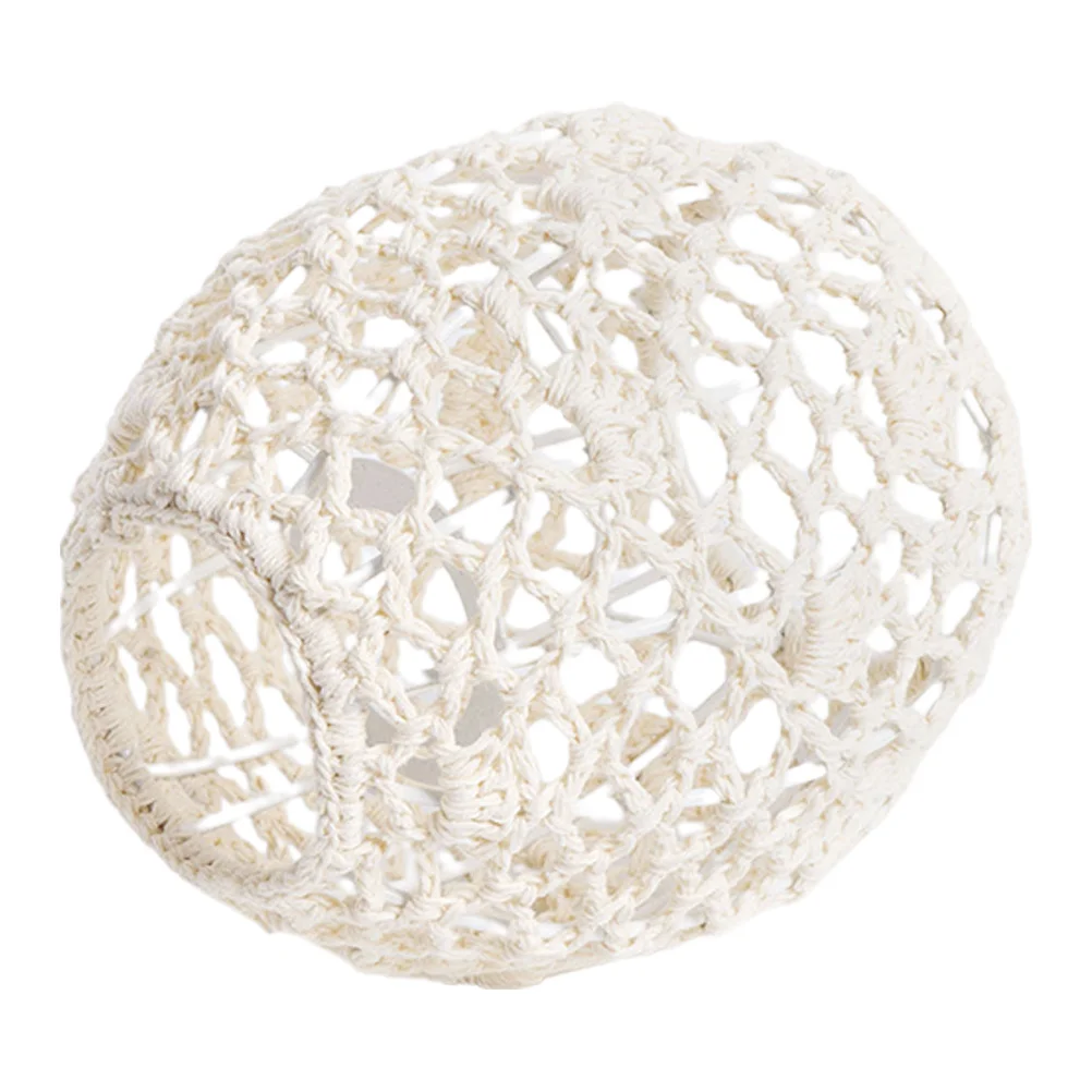 

Cotton Rope Lamp Shade Handwoven Bohemian Pendant Light Cover For Living Room Hotel Farmhouse Ceiling Lamp Replacement