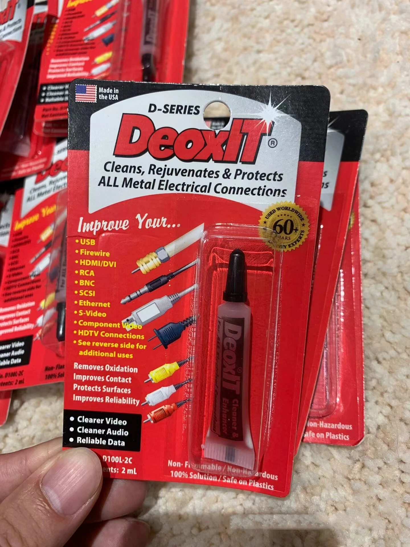 American CAIG DeoxIT Audio Protection King, Óleo Manutenção e Limpeza, Óleo de Contacto Aumentar