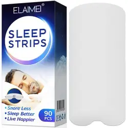 90 Pcs Anti-Snoring Stickers Mouth Tape Sleep Strip For Night Mouth Breathing Tape To Improve Sleep For Snoring Lip Patch