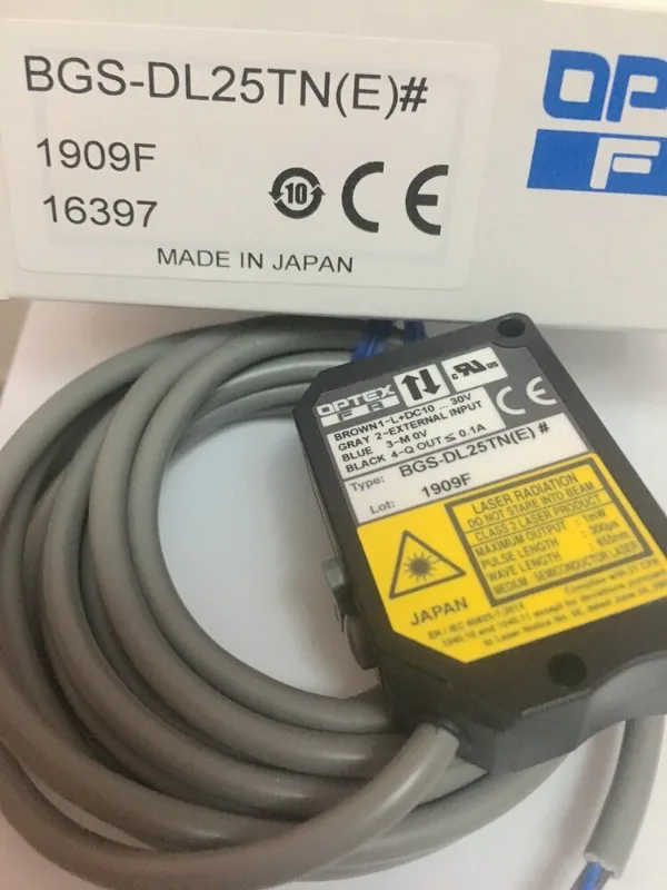 OPTEX L-aser Sensor BGS-DL10TN (E) DL10TCN BGS-DL25TN (E)
