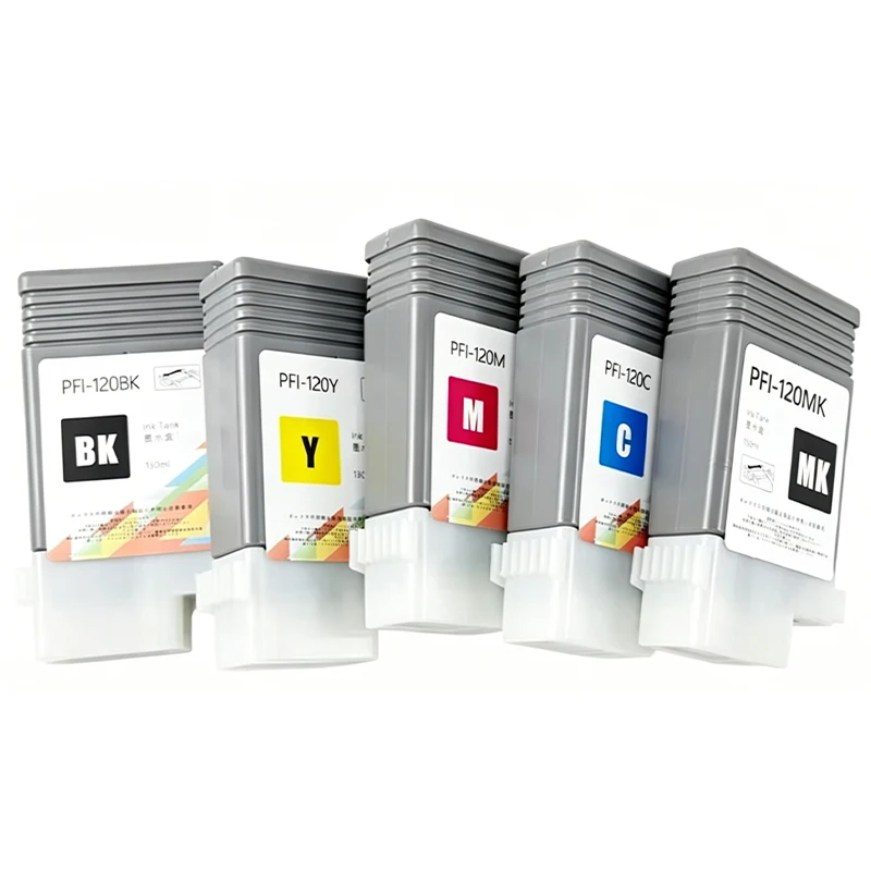 PFI-120 Compatible ink cartridge 130ml With Pigment ink With chip for Canon imagePROGRAF TM-200 TM-205 TM-300 TM-305 printer