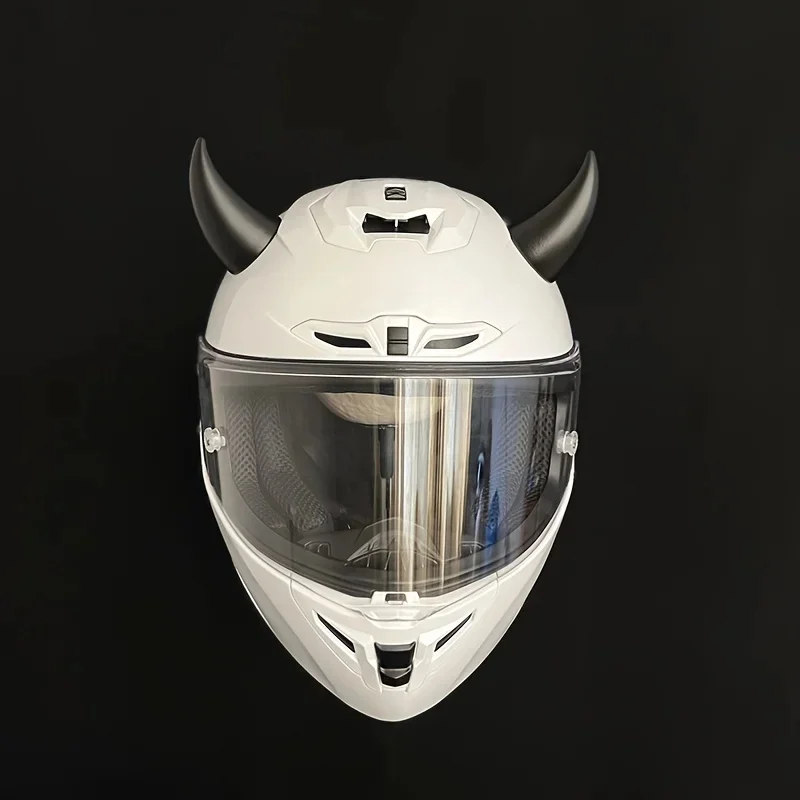 Car Auto Truck Elasticity 3D Devil Horns Sticker Bumper Decor Anti Collision Large Devil Horns for Motorcycle Bike Ski Helmets view 4