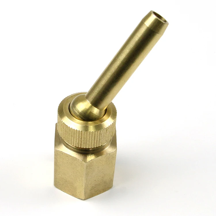 Adjustable Universal Direct Single Copper Brass Waterfall Jet Nozzle Outdoor Music Dancing Fountain for Sale