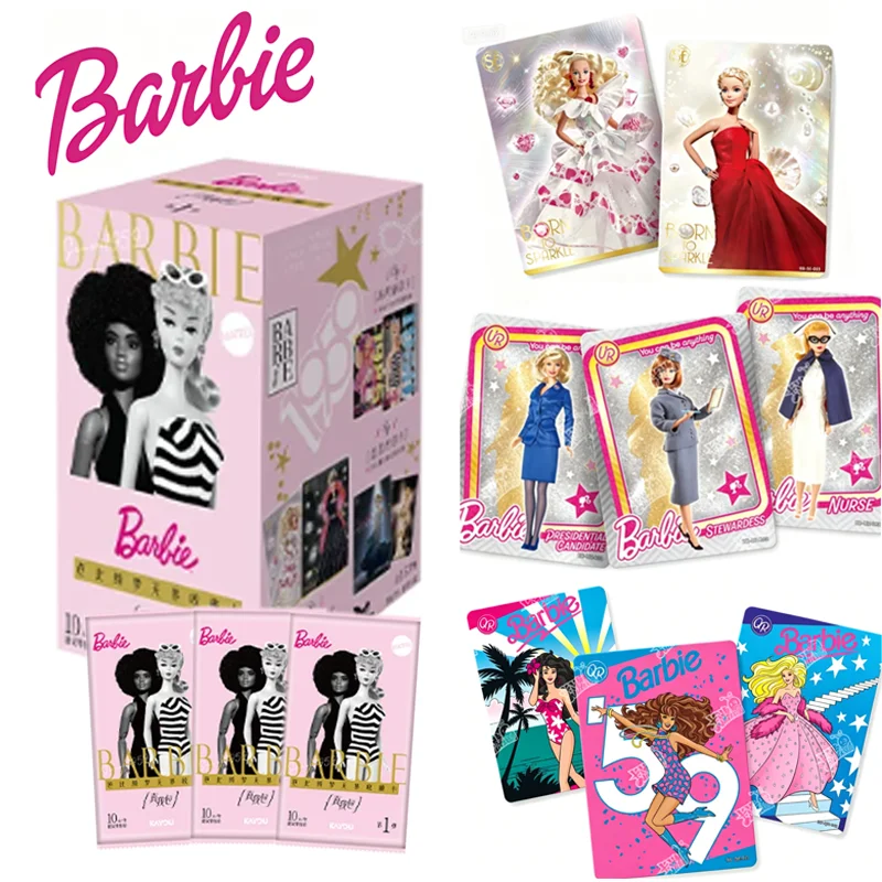 

New Official Genuine Barbie Collection Cards Dream Boundless Fantastic Sparkling Gem Card Anime Peripherals Best Gift for Girls