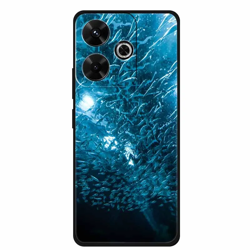 Cool Silicone Cover for Xiaomi Poco M6 4G Case Printed Fashion Soft Cover for Xiaomi PocoM6 4G Case Protective Cartoon Shells