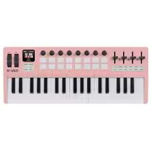 【¥10,588】M-VAVE SMK-37 Pro MIDIキーボード ピンク 特別割引-アリエク特価アラート