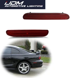 For 1994 1995 1996 1997 1998 Ford Mustang Red / Smoked Lens Car Rear Bumper Side Marker Reflectors Light Cover Shells No Bulb