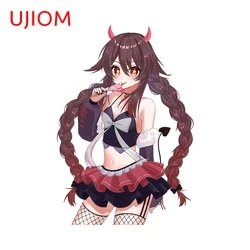 UJIOM Genshin Impact hutao Wall Stickers aorable cartoon Decals Creative waterproof Adhesive Refrigerator Cupboard Decoration