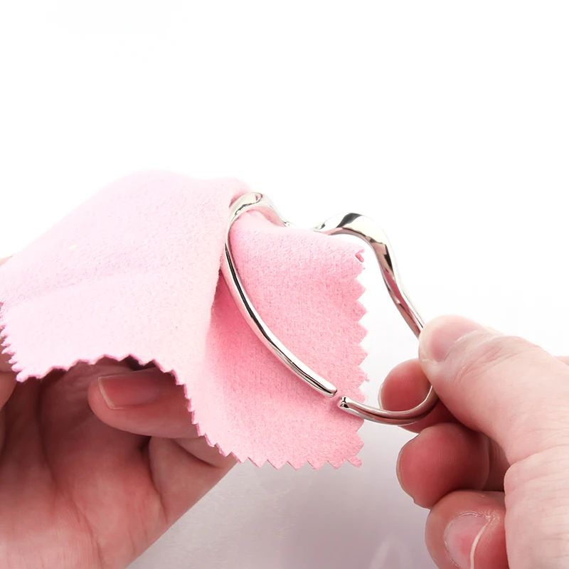 

50pcs/lot Soft Jewelry Polish Cleaning Cloth Silver Polishing Cloth Glasses Clean Wipes For Silver Gold Cleaner Tools
