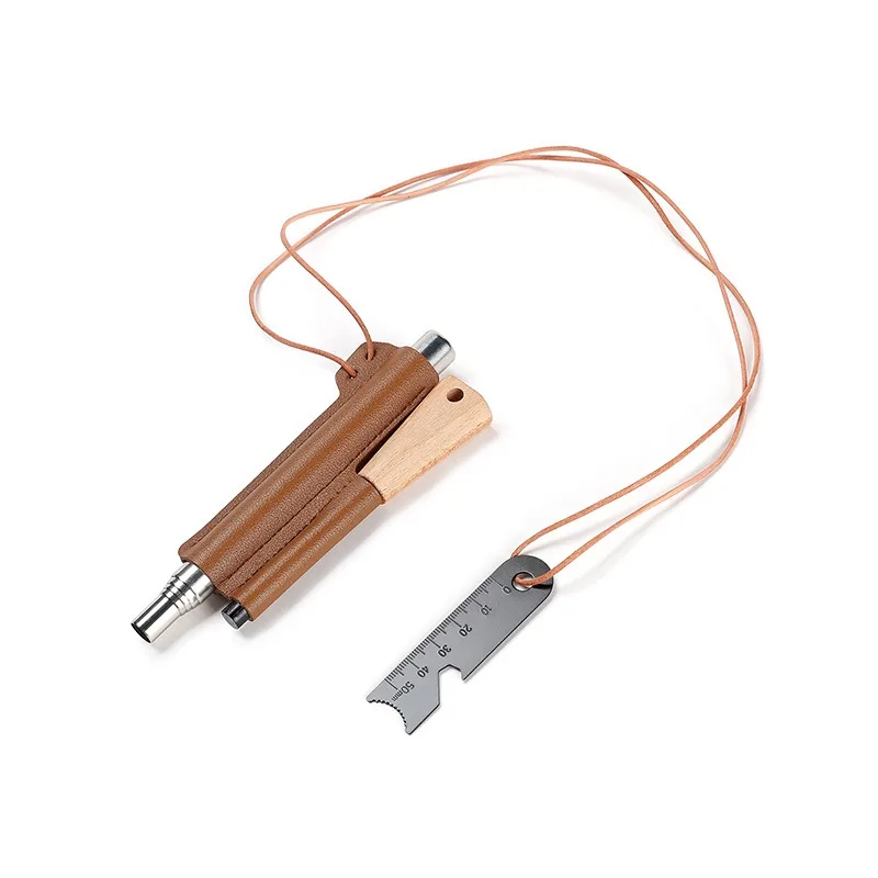 conjunto-de-tubo-soprador-de-fogo-retratil-de-aco-inoxidavel-com-5-secoes-e-vareta-de-magnesio-para-acampamento