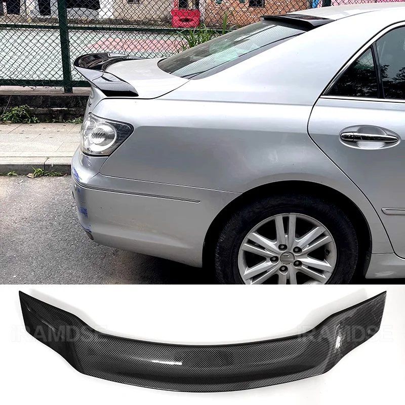 

Заднее крыло для Toyota Mark X спойлер Reiz Tail Fin 2005 2006 2007 2008 2009 аксессуары для углеродной краски