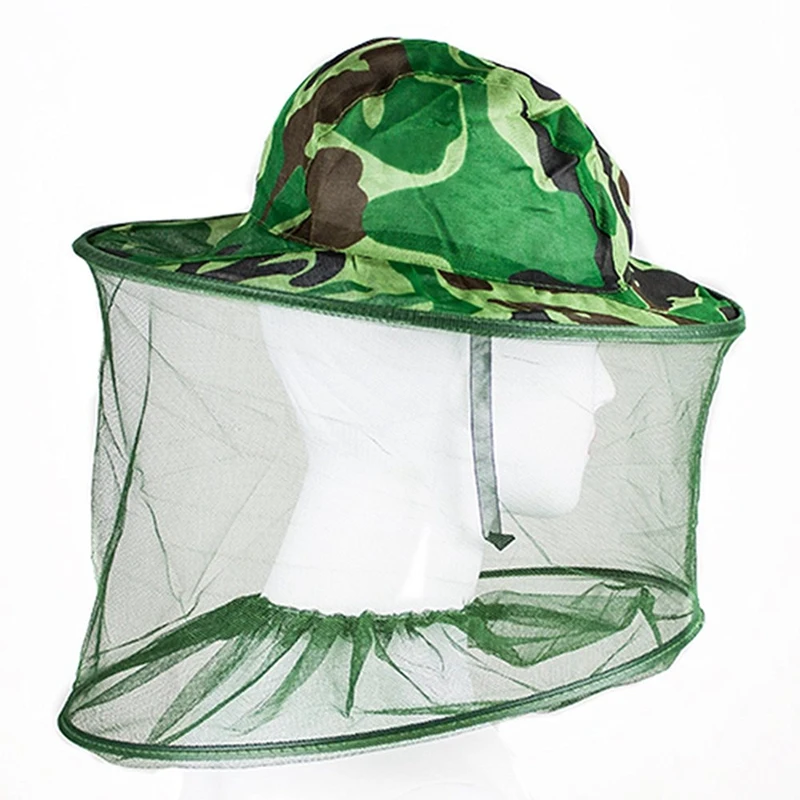 2X Beekeeper Antimosquito Bee Bug Insect Fly Mask Cap Hat With Net Mesh Face Protection