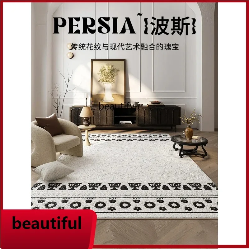 

F132 Waterproof living room carpet sofa coffee table blanket high-end light luxury non-slip bedside blanket floor mat