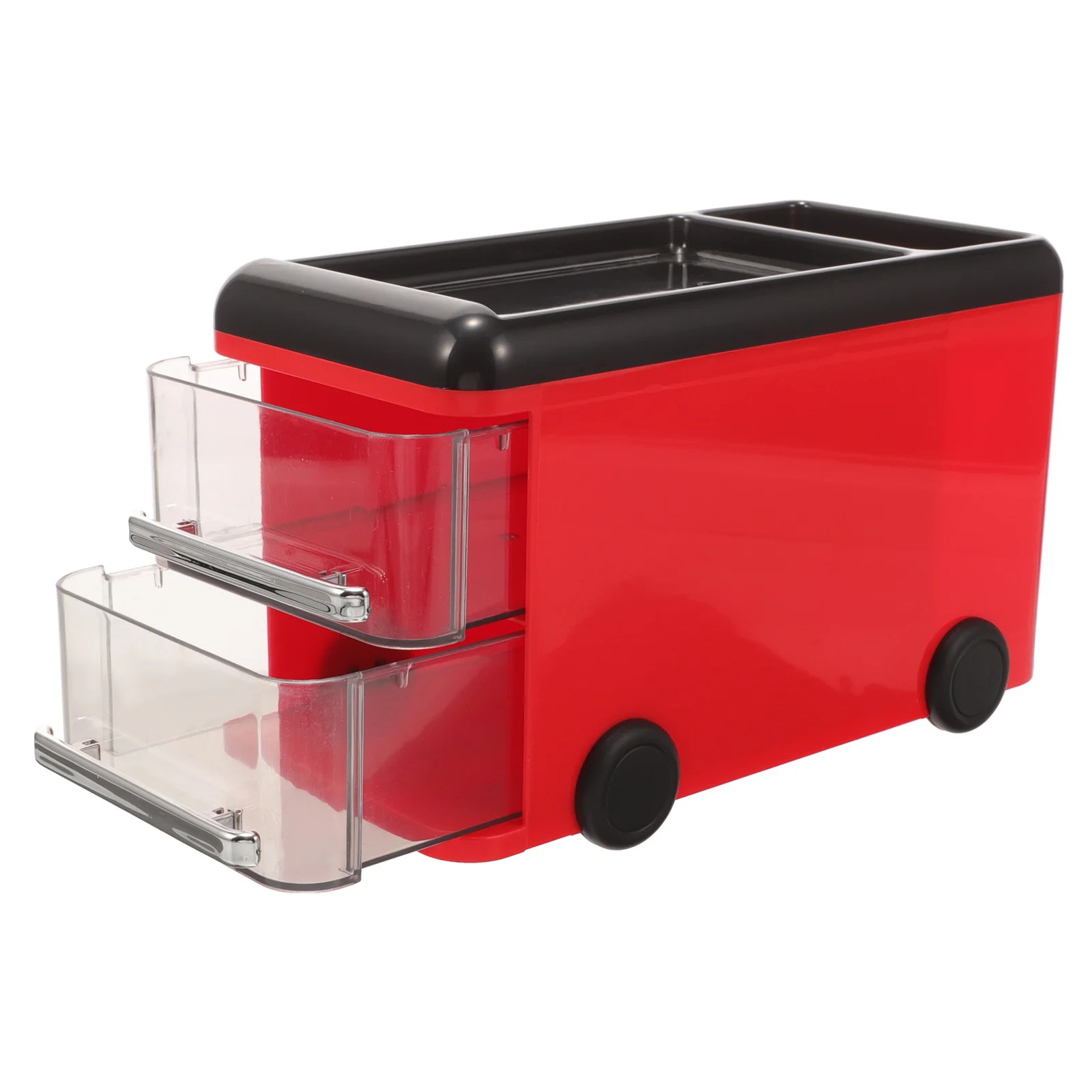 

Cartoon Pen Drawer Holder Plastic Desktop Storage Box for Home Office Study Cute Pencil Case Organizer Pen Drawer Holder