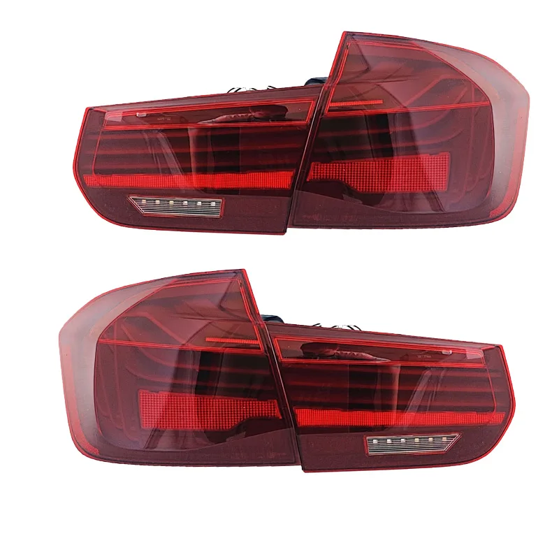 For BMW 3 Series F30 F35 CSL Car Accessories RGB LED Rear Light Laser Line Taillight Turn Signal Clear Lens ABS Material 12V