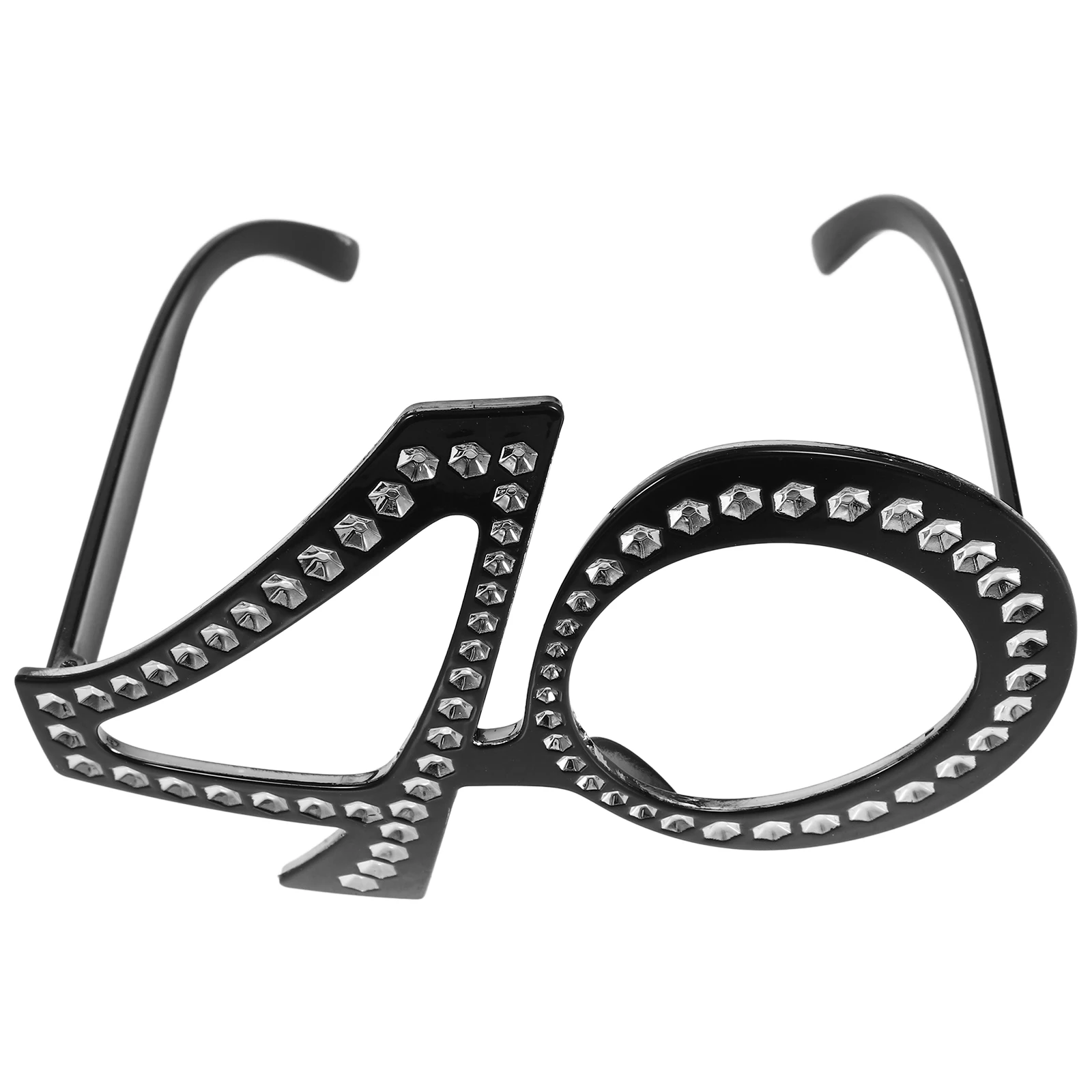 

40Th Birthday Glasses Numeric Eyewear Lightweight Portable Party Photo Booth Props For Adults Celebration Travel Beach Dance