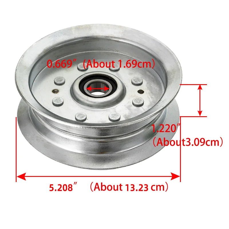 1PCS Accessories for Vehicles Lower Single Slot White Zinc Pulley for John Deere Sabre