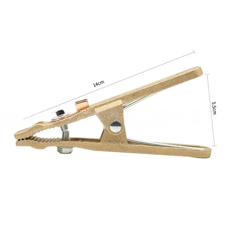 Single Pack 260A Brass Grounding Clamp A Shape, Essential for Argon Arc Welding Plier Work