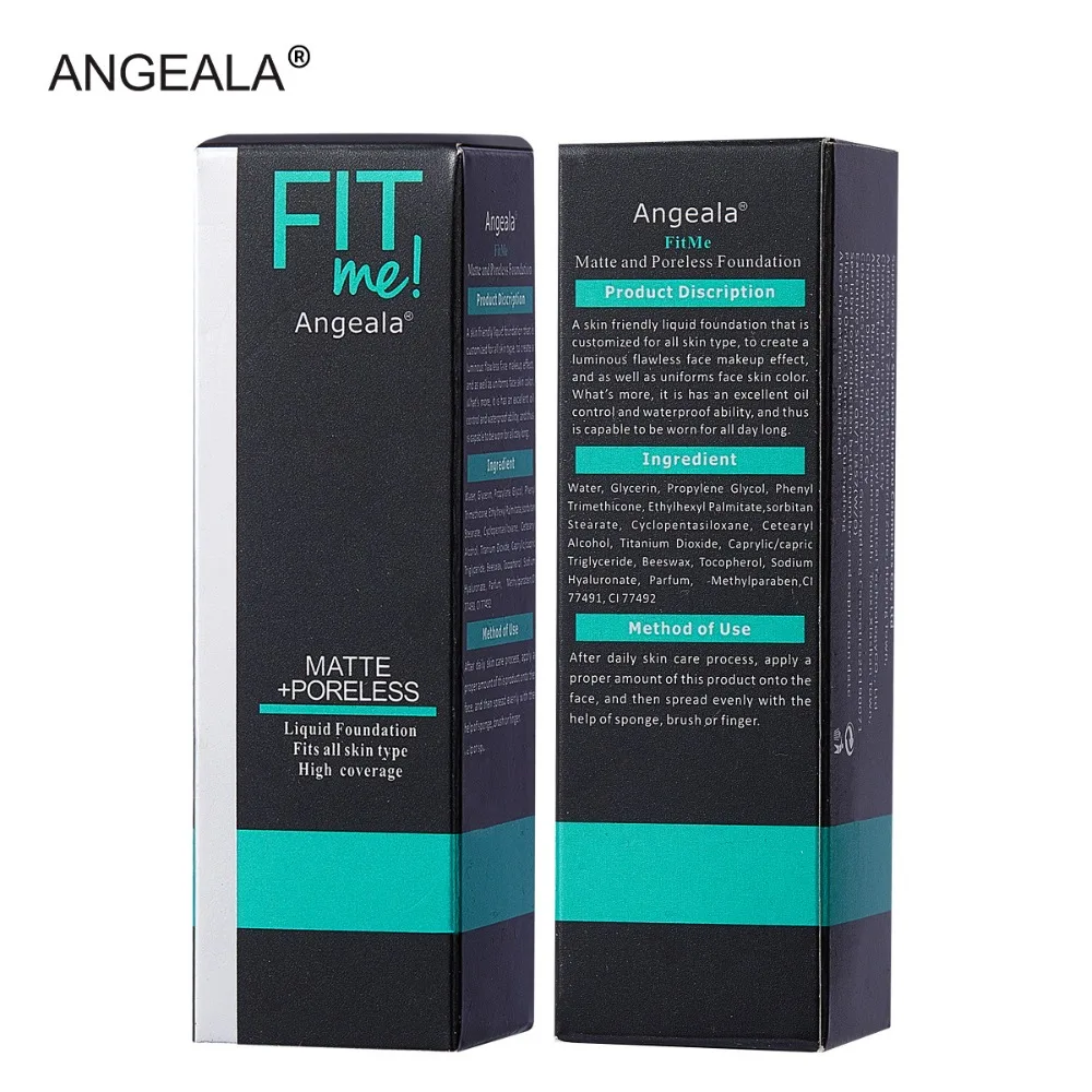 Professional Full Coverage Liquid Foundation Concealer Long Lasting Makeup Base Waterproof BB Cream Face Foundation