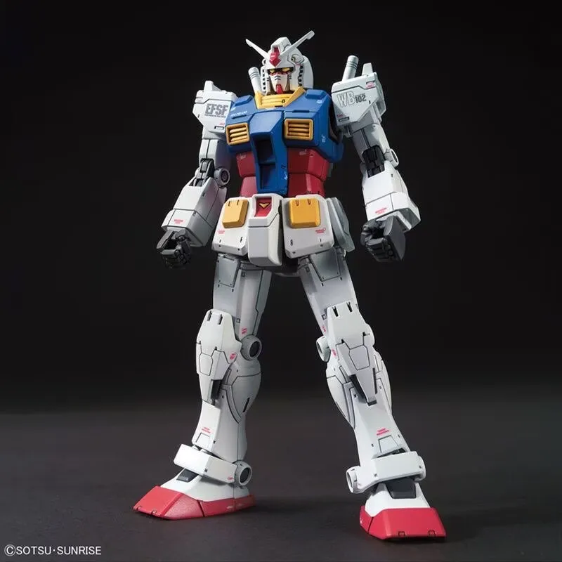 Bandai Original Anime Gundam HG GTO 026 1/144 RX-78-2 GUNDAM Assembly Model Anime Action Figures Ornaments Toys birthday Gifts - view 5