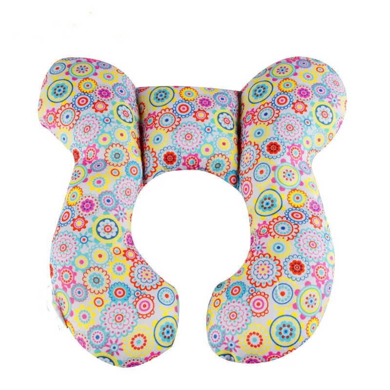 Baby Pillow Cartoon Children's U-shaped Pillow Outdoor Travel Cart Pillow Safety Seat Baby Head Pillow P5