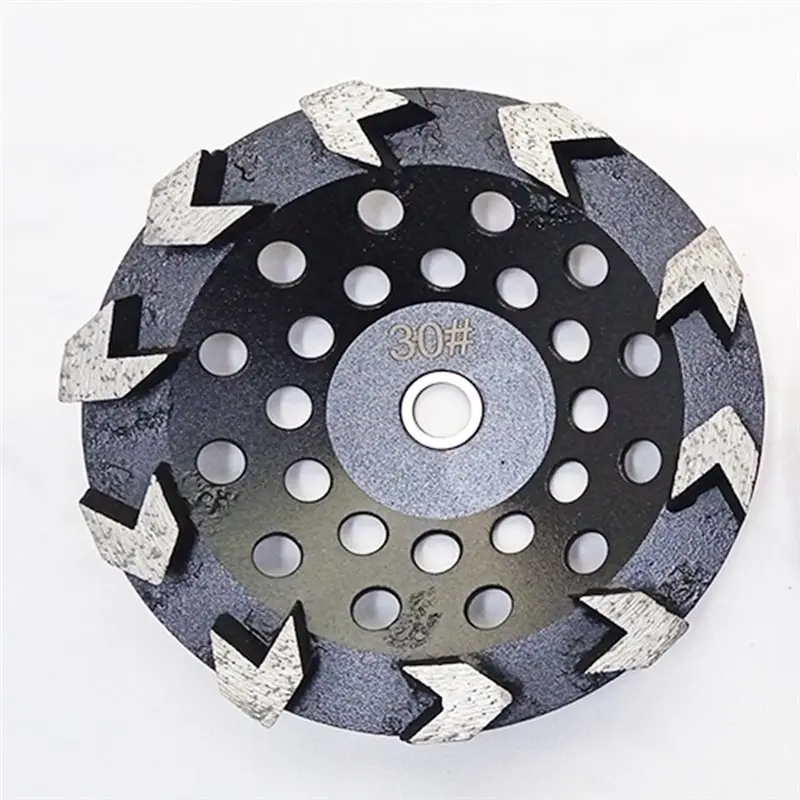 A76I-Sintered Segment 7 Inch Grinding Disc 30 Grit 5/8