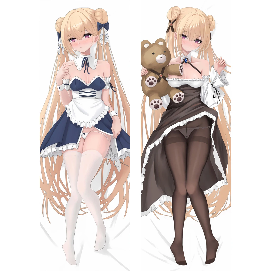 Azur Lane Dawn Michelle Bennett Anime Dakimakura 2-Side Body Pillow Hug Bed Pillow Sleeping Long Pillow Cushion Support Custom