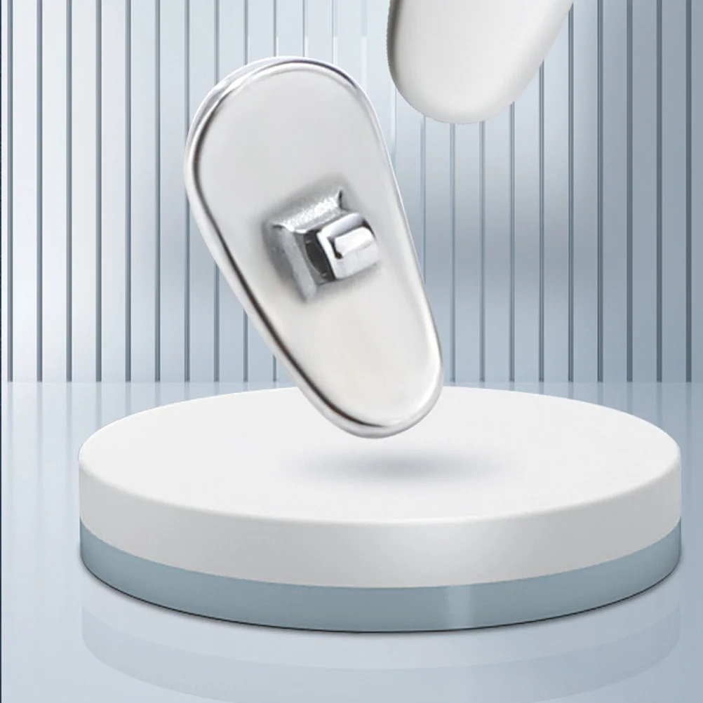 

10Pcs Anti-Slip Nose Pads Ceramic Eyeglass Replacement Parts Universal Glasses Nose Pad for Plastic Frames Comfort