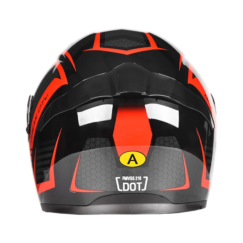 AD Factory High Quality Dual Visor DOT Motorcycle Helmets Open Face Helmet Safety Riding Cotton Lined Comfortable Lining Helmet