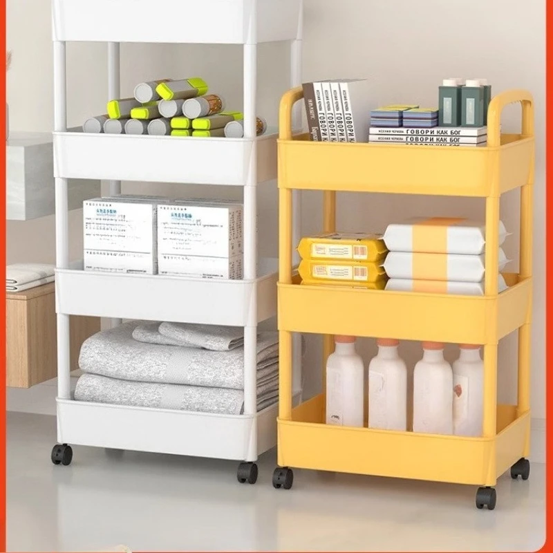 

Стеллаж на тележке от пола до потолка, мобильная кухня, ванная комната, спальня, прикроватная многослойная стойка для хранения закусок