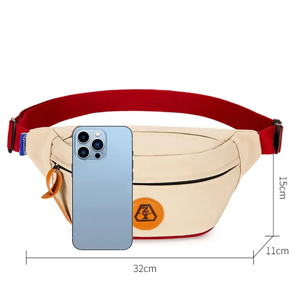 Large Capacity Waistpack Trendy Oxford Multi Functional Fanny Pack Crossbody Bag Sports Outdoor