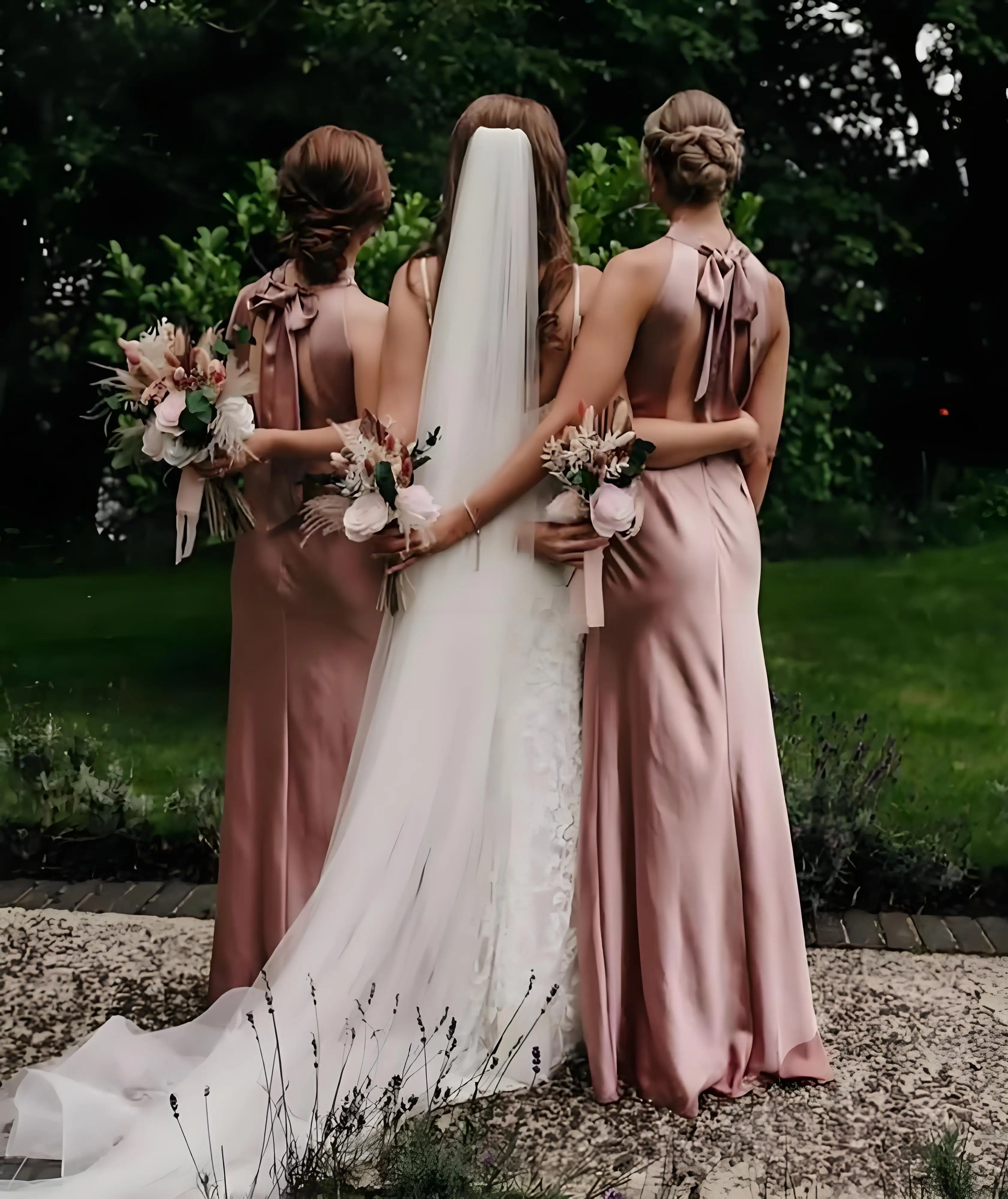 Beshinel فساتين وصيفة الشرف زرقاء مخصصة رسن حورية البحر فستان سهرة بدون ظهر فستان حفلات 2025 ضيف حفل الزفاف رداء De Soirée