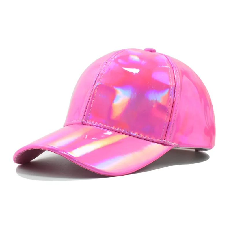

Back to the Future Rainbow Color Changing Baseball Cap Outdoor Casual Sun Unisex Snapback Pu Waterproof Hat