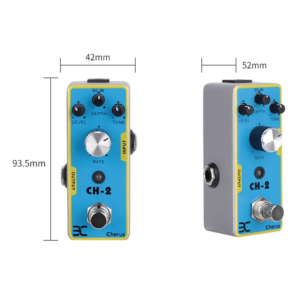ENO TC51 Chorus Guitar Effect Pedal Processor Full Metal Shell Chorus Pedal Electric True Bypass Guitar Effect Accessories
