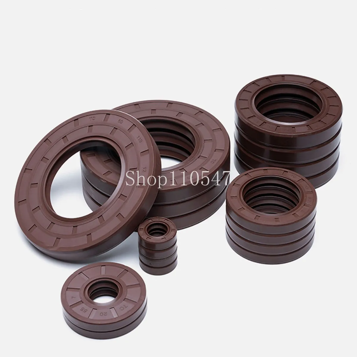 1/2Pcs FKM ID 5/6/7/8/9/10-14mm TC/FB/TG4 Skeleton Oil Seal Rings Fluoro Rubber Cover Double Lip Seal Gasket For Rotation Shaft