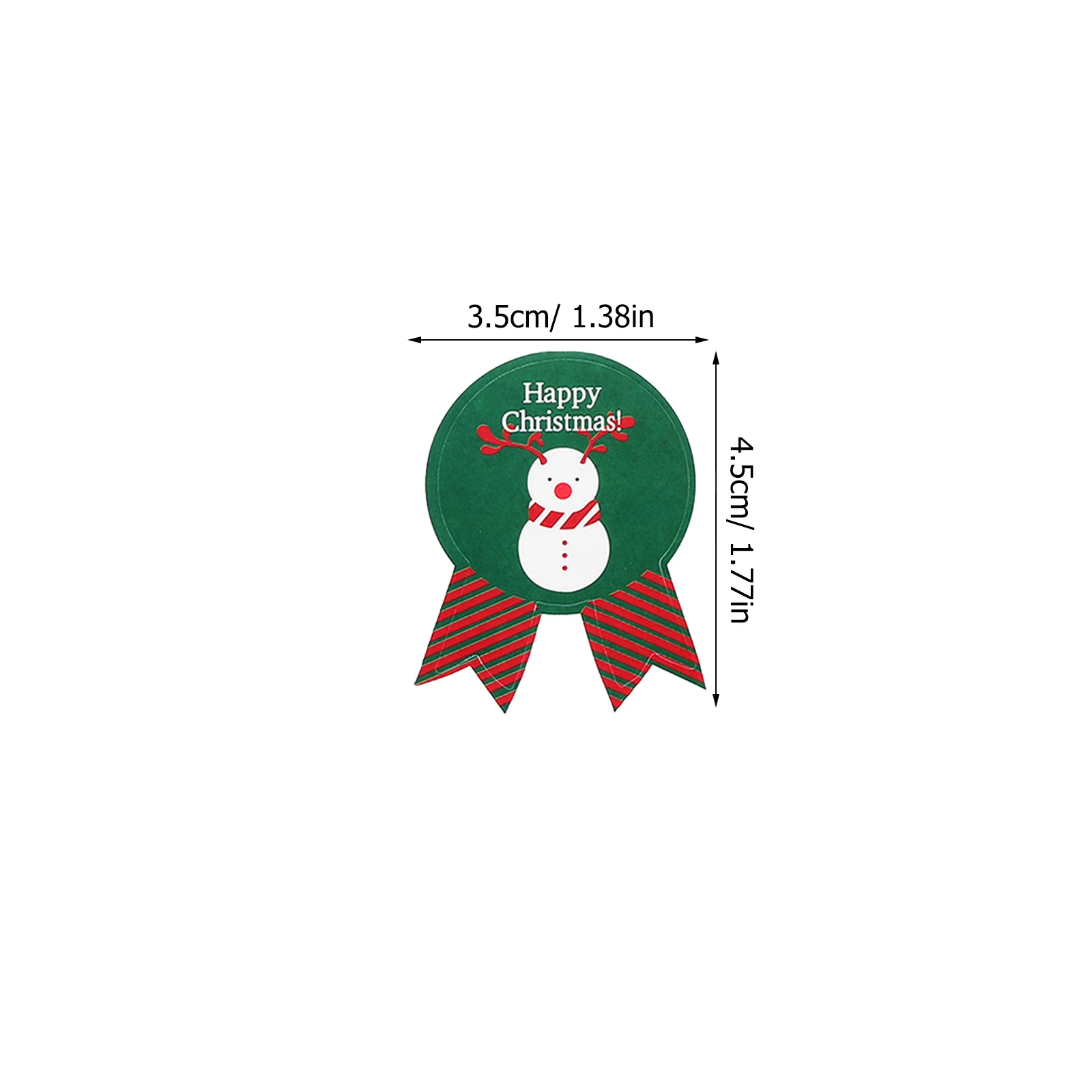 20 Pcs Christmas Sealing Label Stickers Winter Ornament Craft Decoration Envelope Product