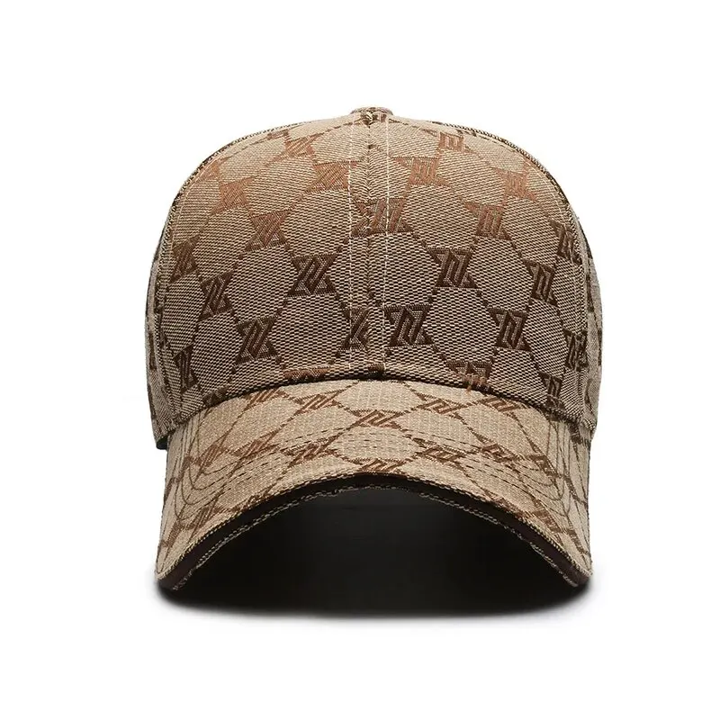 Four Seasons New Sunscreen Three-Line Sewn Baseball Cap Men\'s And Women\'s Casual Cap Net Red Distressed 1841 Hat