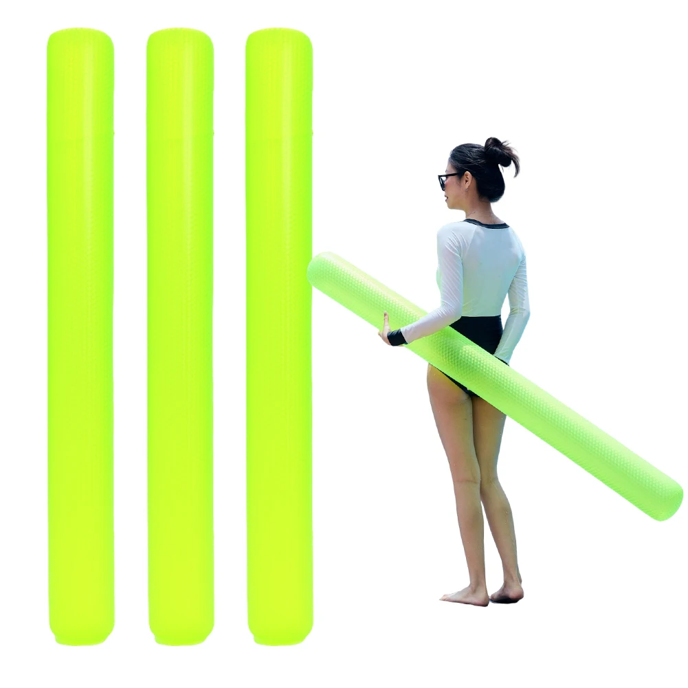 63inch PVC Pool Inflatable Sticks Giant Blow Up Pool Noodles Inflatable Swimming Noodles Floats for Water Games Pool Party