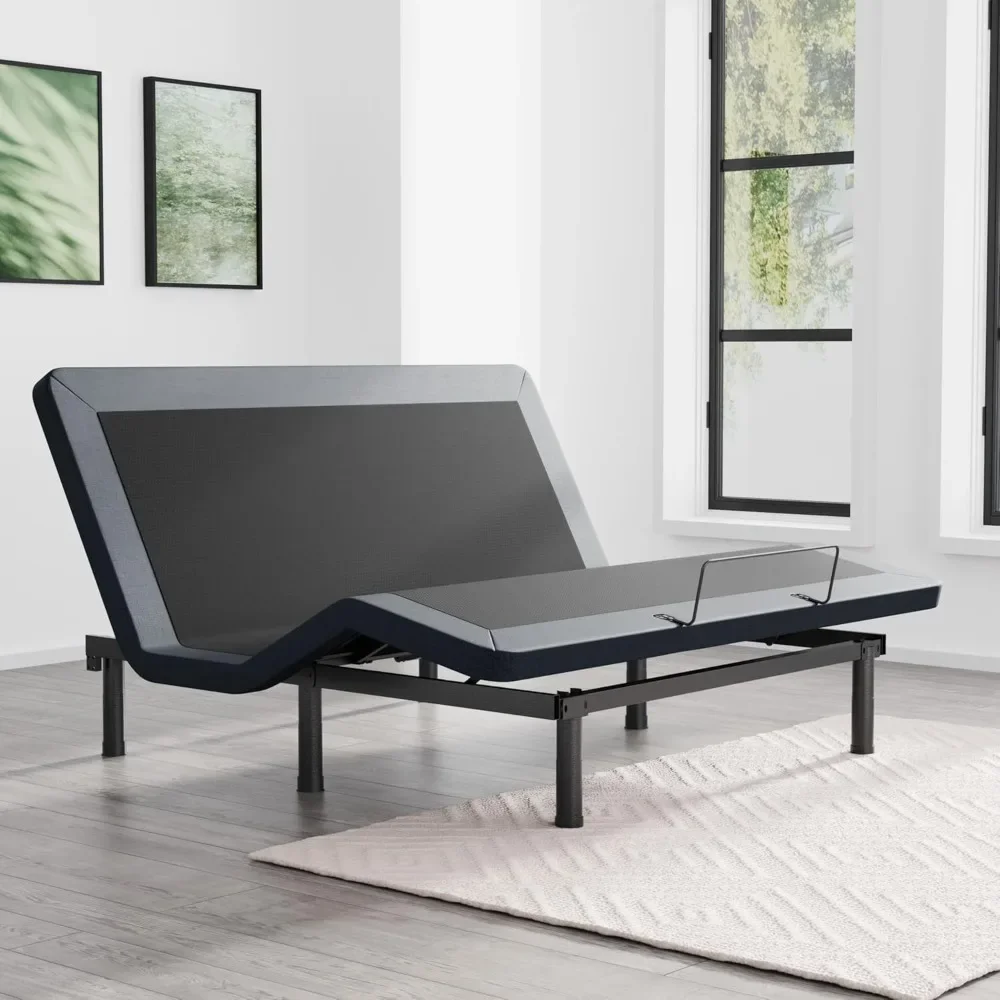 

King Beds Frame with Wireless Remote, Zero Gravity Beds, Head and Foot Incline, Adjustable Leg Heights Bed Base