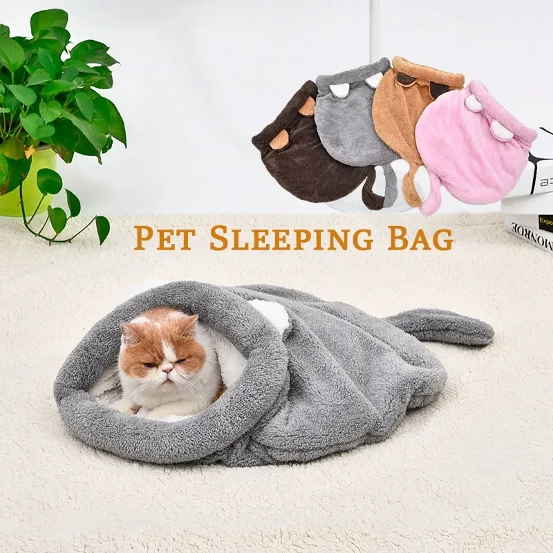 Pet Dog Kennel Cat Kennel Four Seasons Teddy Dog Kennel Cat Dog Mat Cotton Cattery Four Seasons Dog Sleeping Bag Double Plush