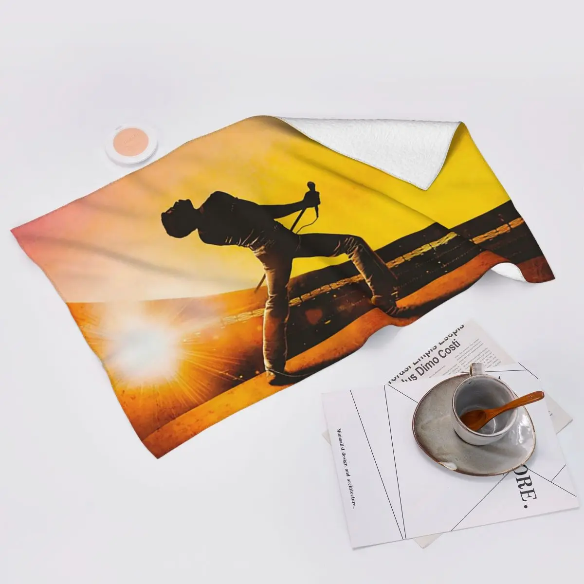 Custom Freddie Mercury Soft Face Towel Quick Dry Pool Bath Cotton Towels Breathable