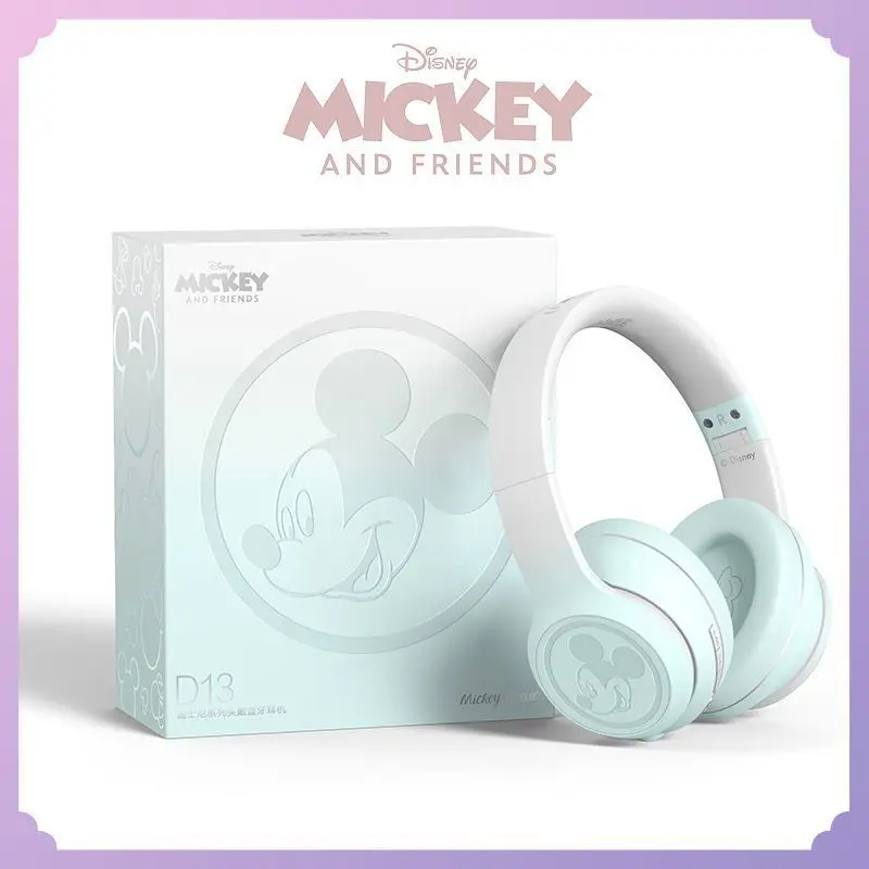 

Disney Mickey minnie pooh D13 head-mounted heavy bass boys and girls compact ultra-long battery life wireless Bluetooth headset