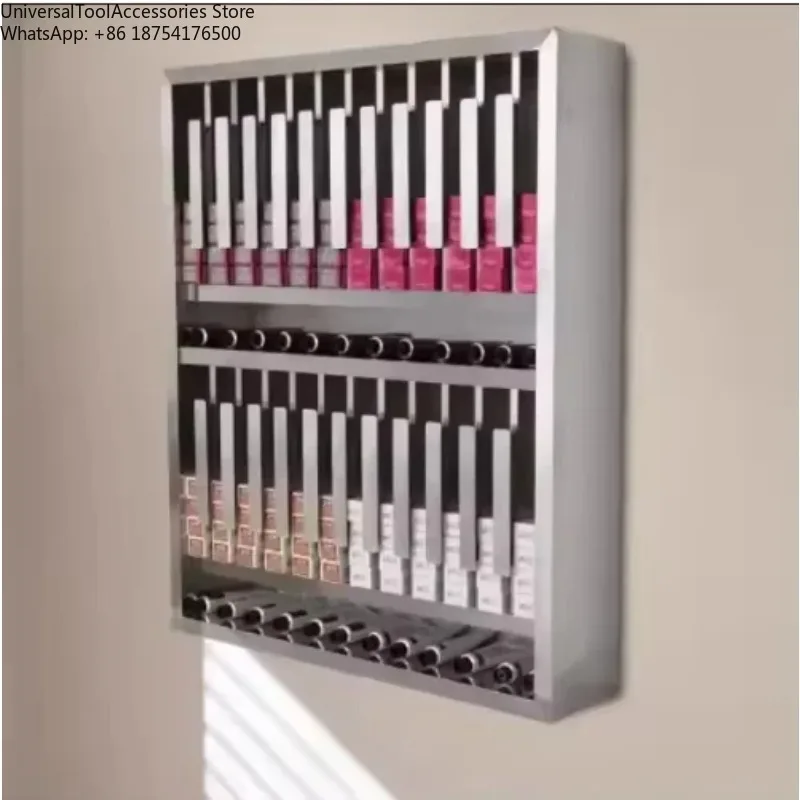 2025 Lucky Hair Salon Stainless Steel Dyeing Slurry Rack - Storage And Display Holder for Salon Lockers