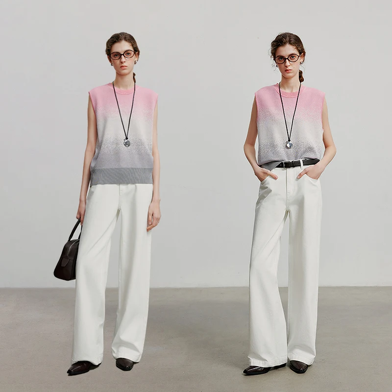 TOYOUTH  Women Knitwear 2025 Summer New Tops 8523052