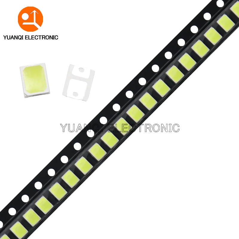 100pcs 2835 0.2W SMD LED Lamp Bead 20-25lm White / Warm White Chip Light Emitting Diode for DIY Light