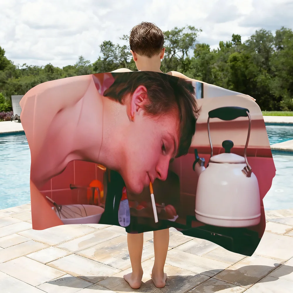 Singer Malcolm Todd Towel Quick Dry Absorbent Beach Towel for Sports, Fitness, Swimming and Outdoor Activities