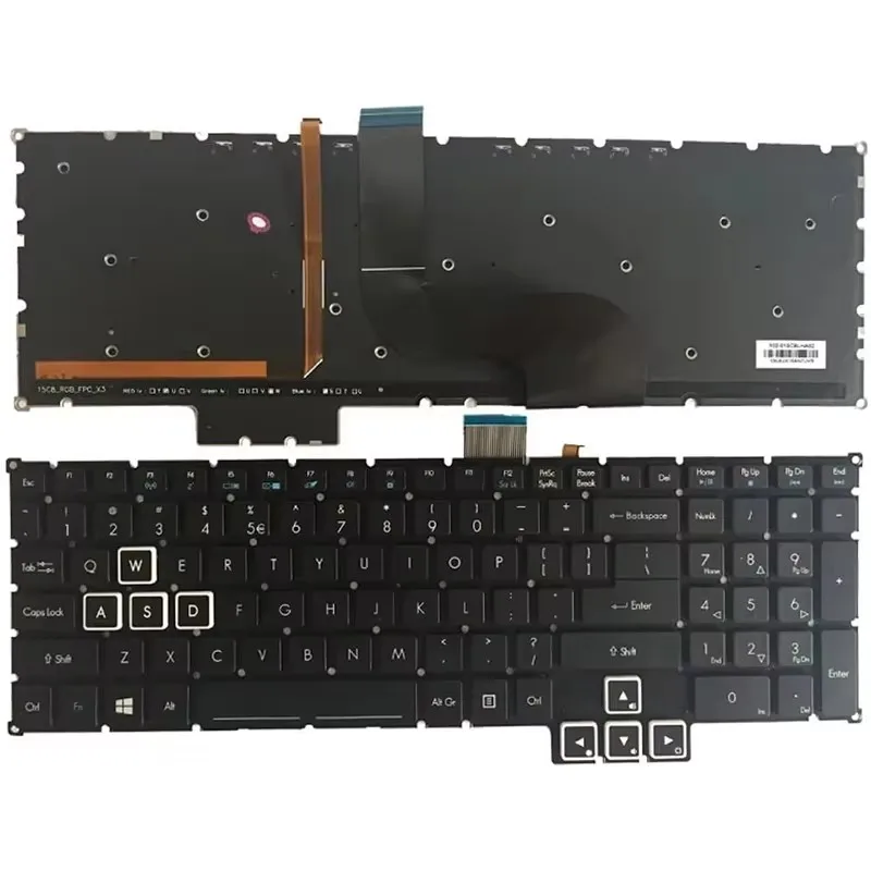 

Клавиатура для Acer Predator GX-791 GX-792 G9-591/591R G9-592/593 G9-791/792 PH517-51 с подсветкой, американская раскладка